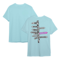 Sign Post T-Shirt - Light Blue