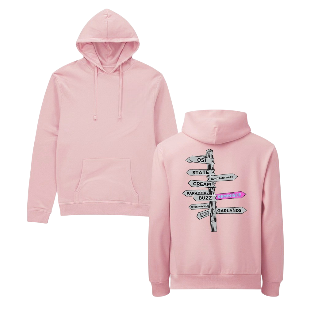Sign Post T-Shirt - Light Pink