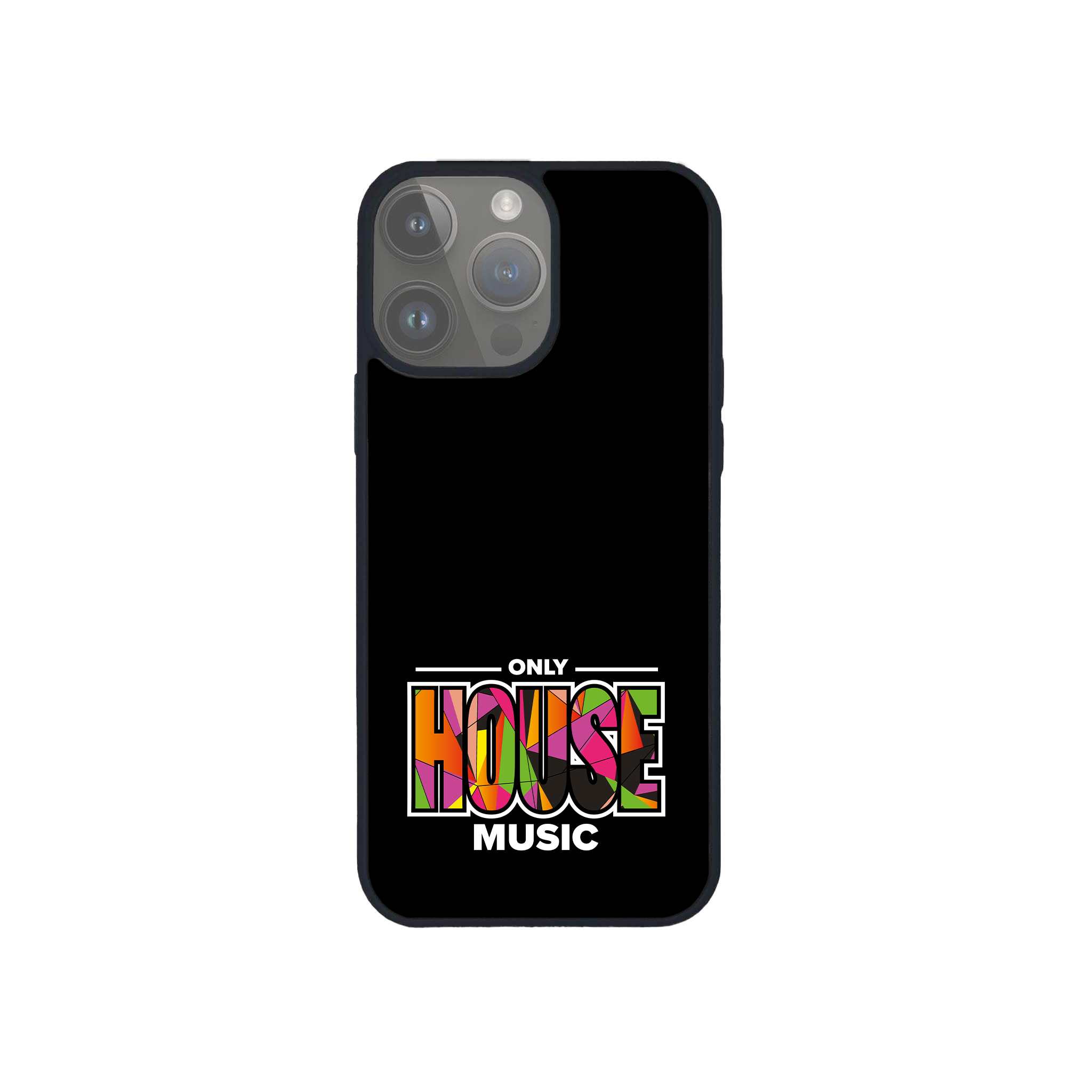 Only House Music Phone Cover - Black