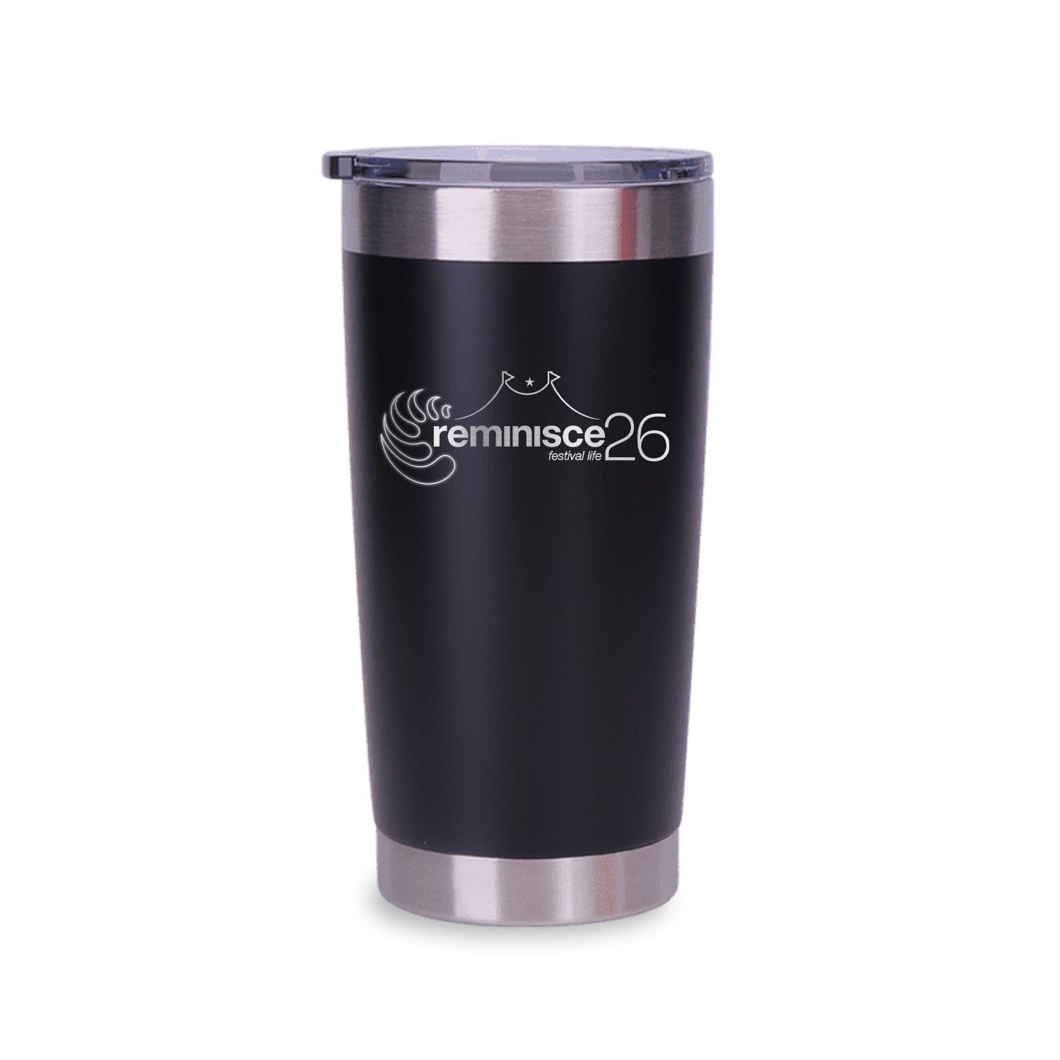 Reminisce 26 Travel Mug - Black