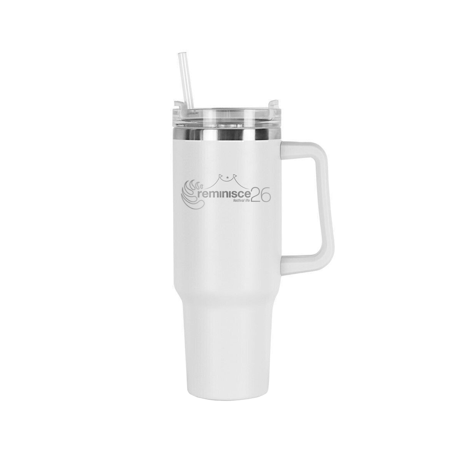 Reminisce 26 40oz Tumbler - White